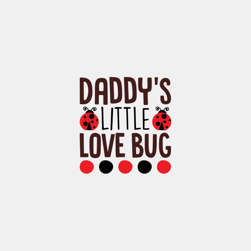 Motif Amour du Papa avec Coccinelles Homme Débardeur