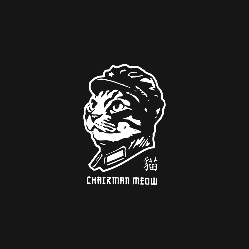 Chairman Meow Chinese Propaganda Cat Kitten Parody Poster Desk Mat