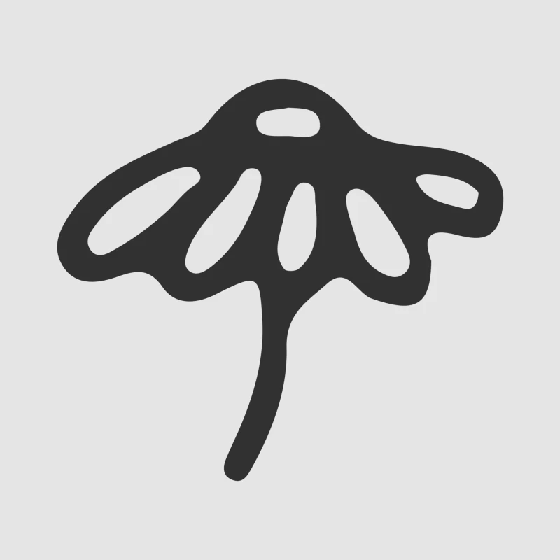 Motif abstrait en forme de parapluie Femme Sweat à capuche