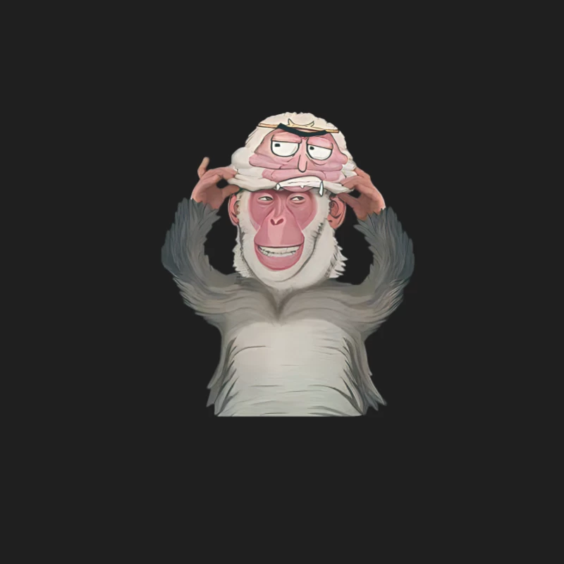 Scimmia con Maschera Canotta Uomo