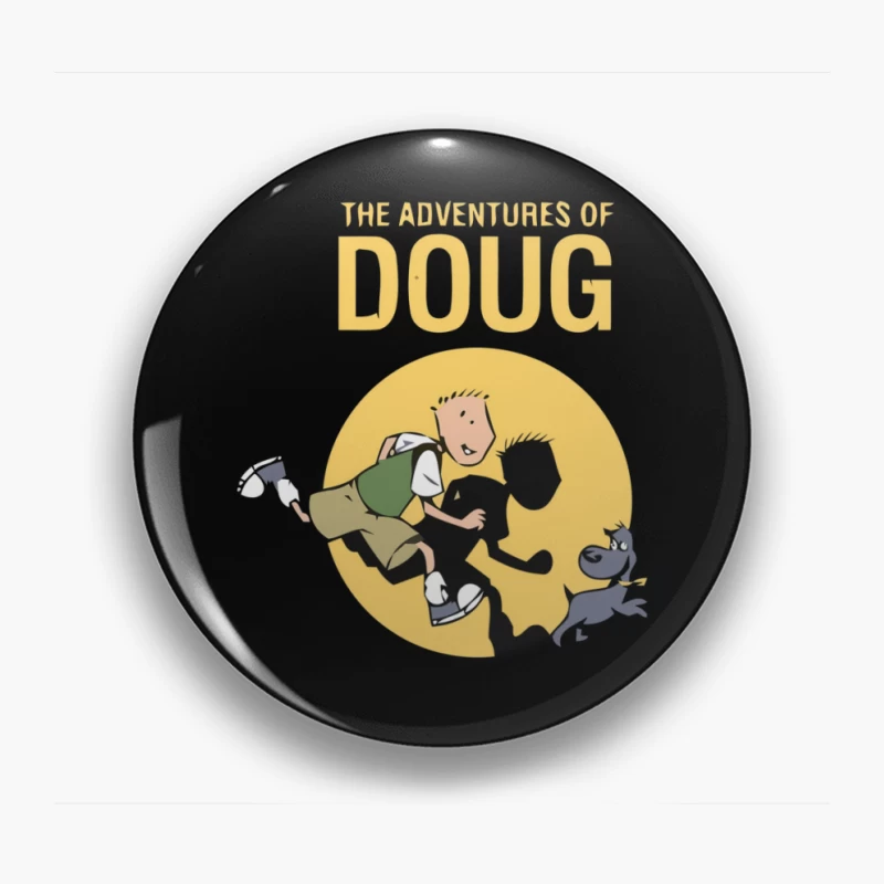 The Adventures of Doug - Classic 90s Animated Series Logo Pin