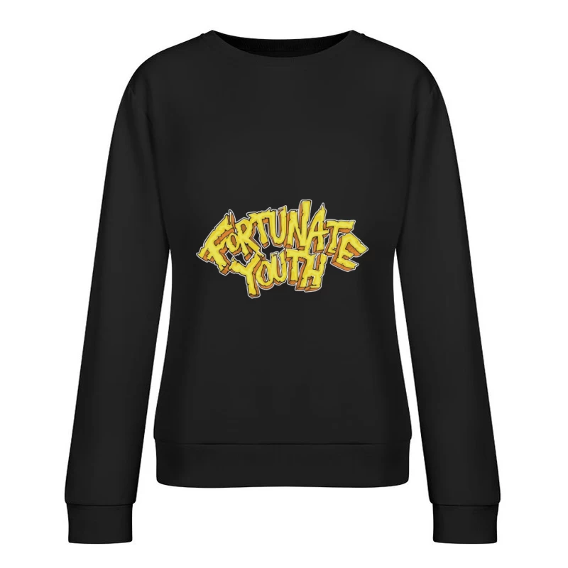 Graffiti-Stil-Logo von Fortunate Youth Damen Pullover Sweatshirt