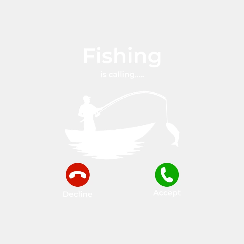 Fishing Is Calling Humor Phone Screen Funny Male Tank Top