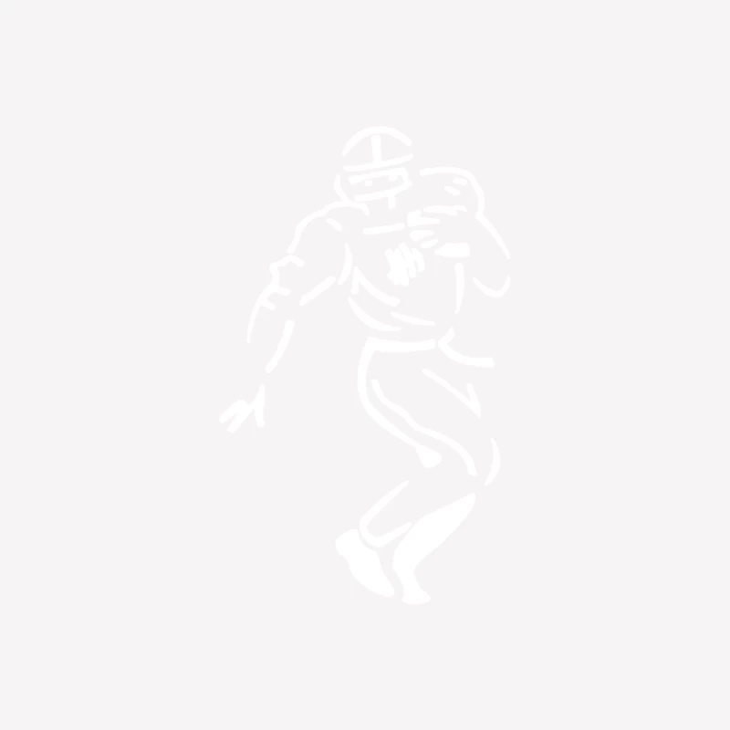 Undefeated Stencil Football Male T-Shirt