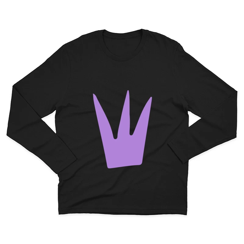 Icône minimaliste violette Homme Manches Longues T-Shirt