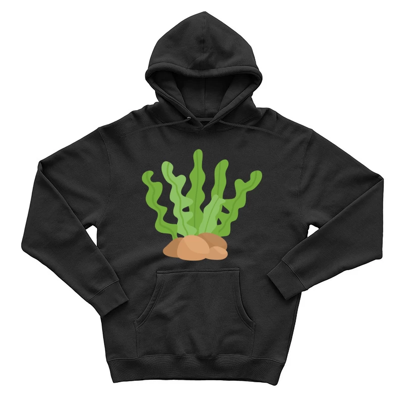 Algues vertes sur roches Homme Sweat à capuche