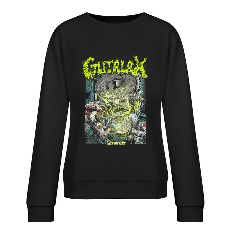 Gutalax Shitbusters Female Pullover Sweatshirt