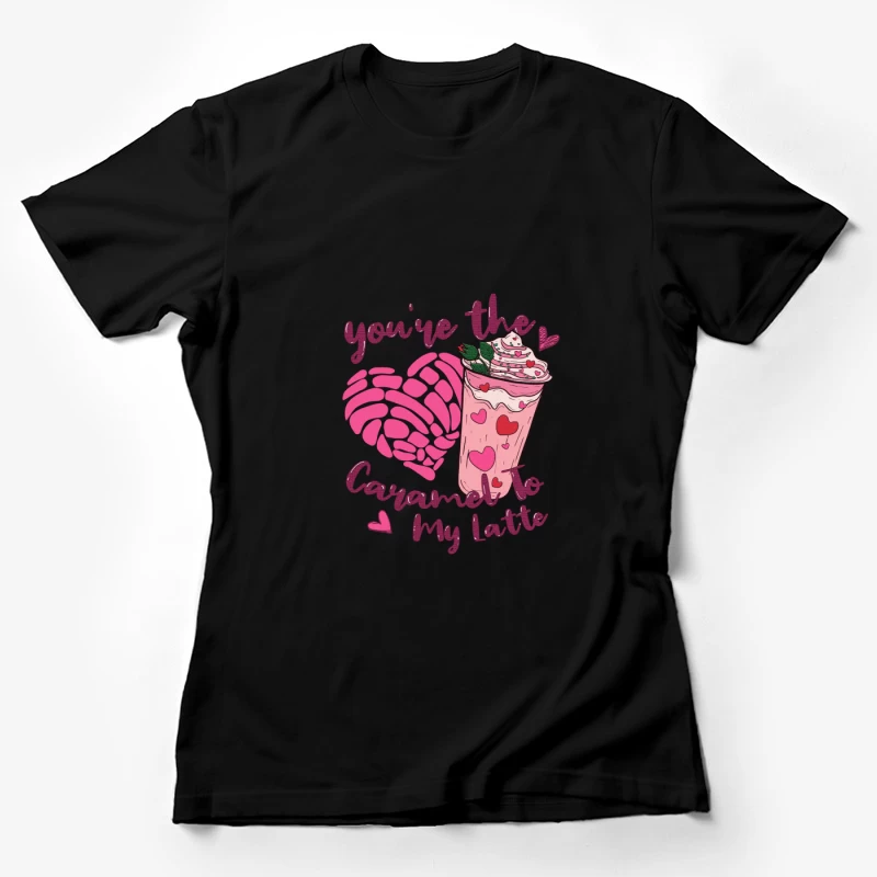 Charmante Liebesbotschaft für Kaffee-Liebhaber Damen T-Shirt