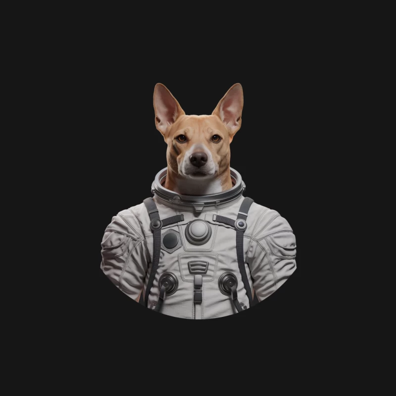 Canine Cosmonaut: Dog in Astronaut Suit Female Long Sleeve T-Shirt