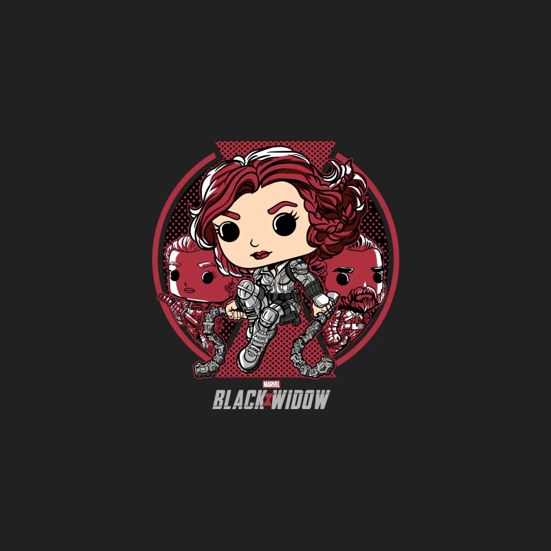 Marvel Black Widow Character Art Bucket Hat