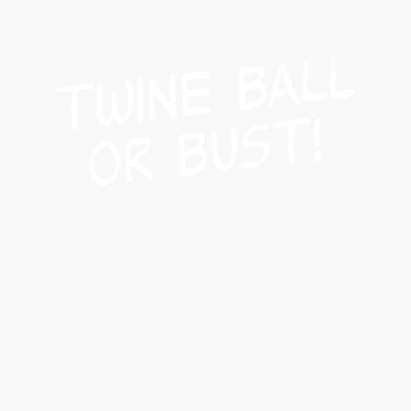 Twine Ball or Bust! Cotton Tote Bag