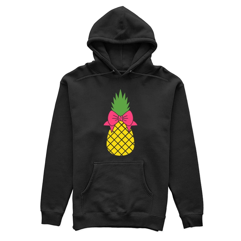 Ananas avec nœud rose Femme Sweat à capuche