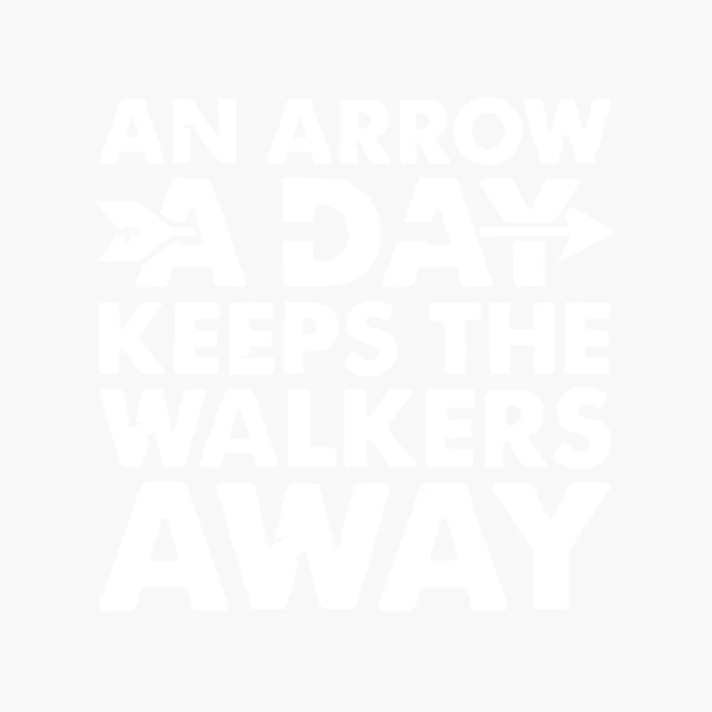 An Arrow a Day Zombie Dary Cotton Tote Bag