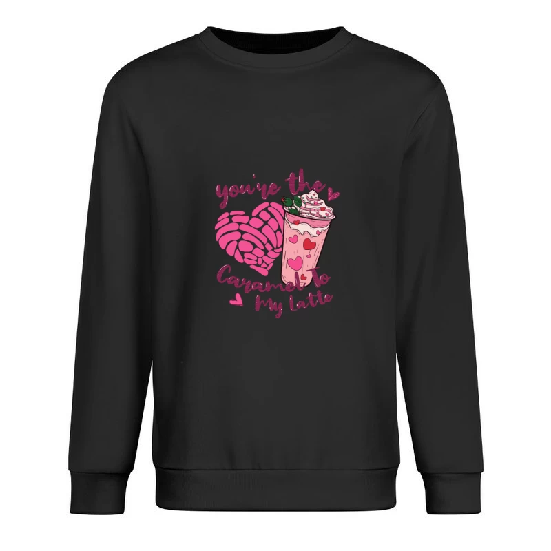 Charmante Liebesbotschaft für Kaffee-Liebhaber Herren Pullover Sweatshirt