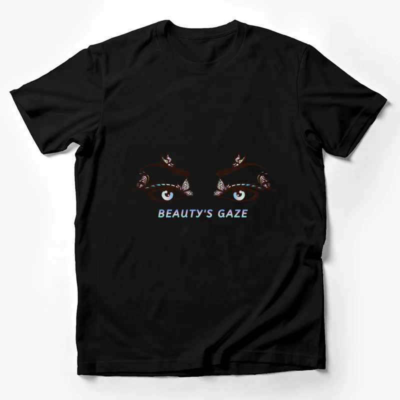 Schöne Augen voller Schmetterlinge Herren T-Shirt