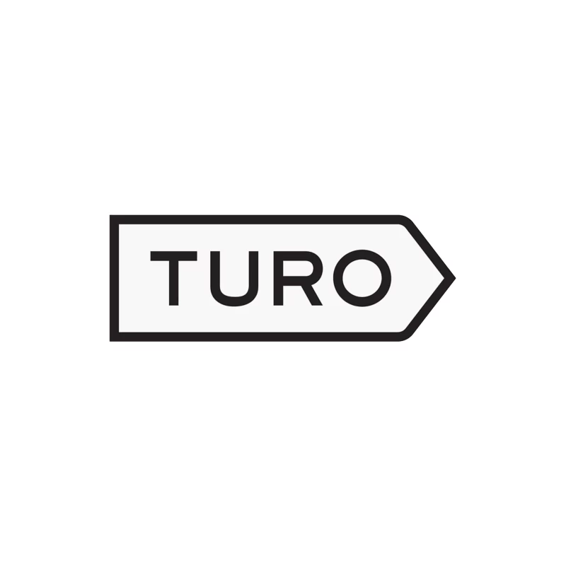 Turo Car-Sharing Service Minimalist Arrow Logo Travel Mug