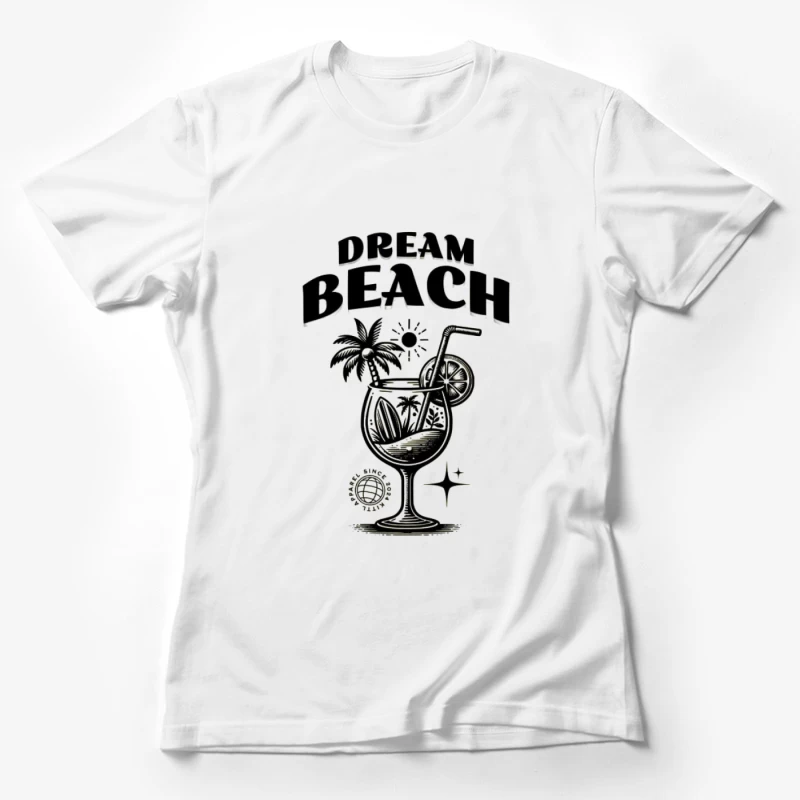 Traumstrand-Cocktail-Design Damen T-Shirt