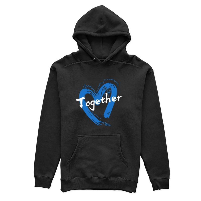 Gemeinschaftliches Herzdesign Damen Pullover Hoodie