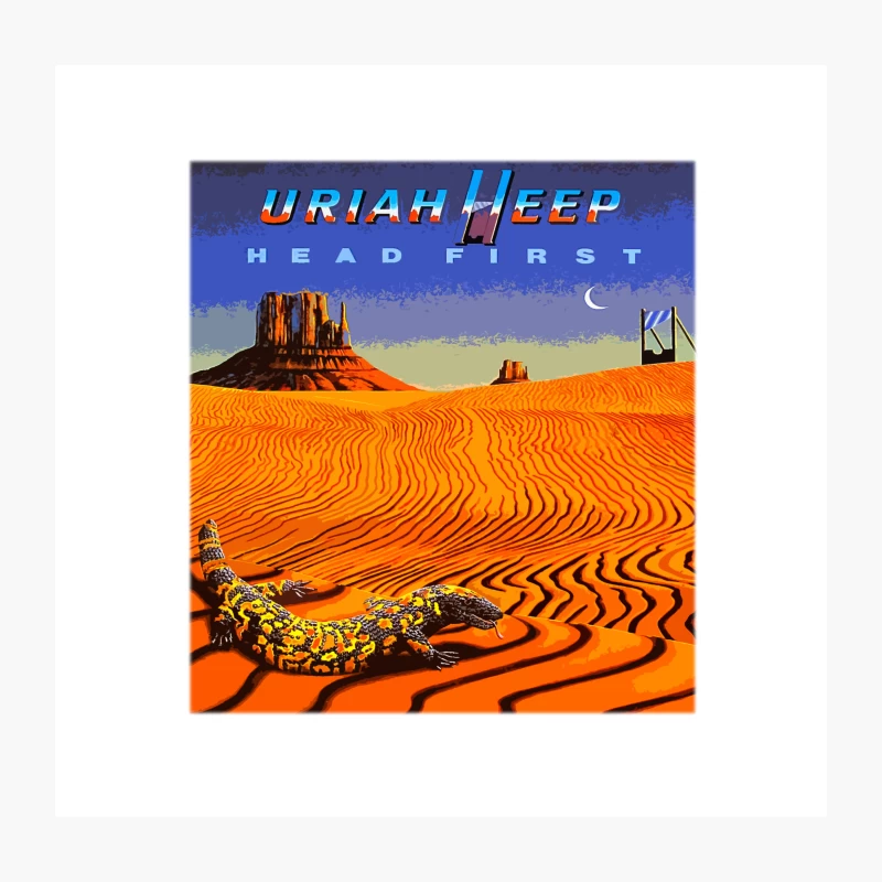 21 HEAD FIRST - URIAH HEEP Throw Pillow