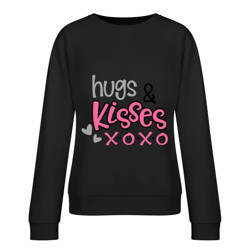Des câlins et des bisous Femme Sweat-shirt à enfiler