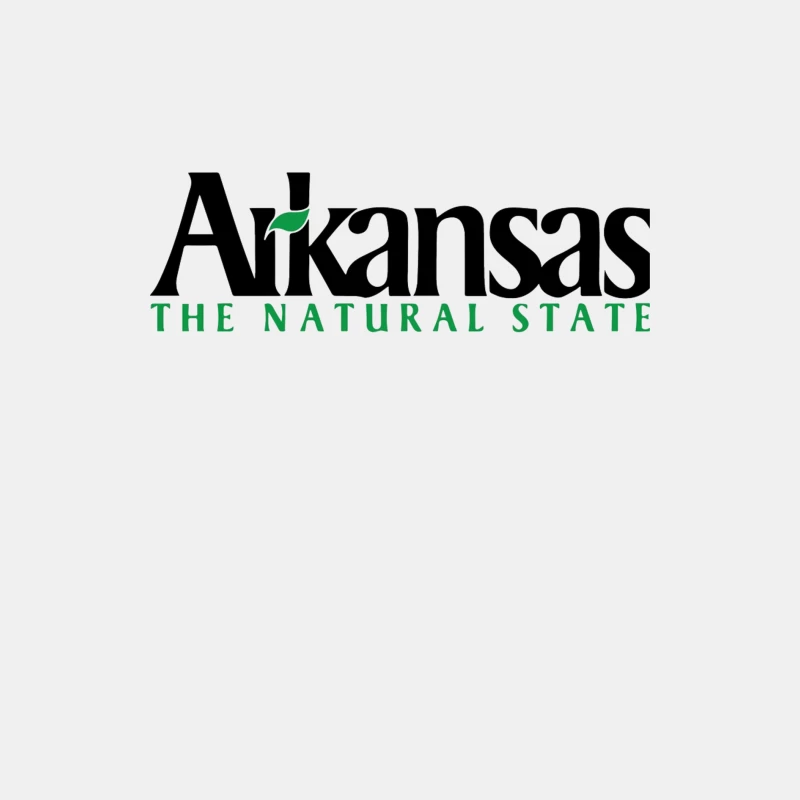 Arkansas Natural State Official Tourism Logo Design Male Tank Top