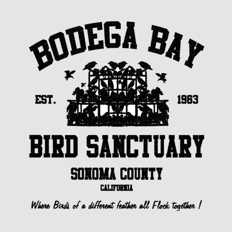 BODEGA BAY BIRD SANCTUARY 2 Male Pullover Hoodie