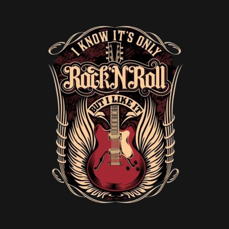 Rock and Roll Art Male Long Sleeve T-Shirt
