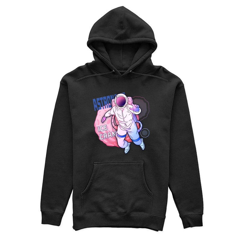 Astronaut genießt Eis im Weltraum Damen Pullover Hoodie