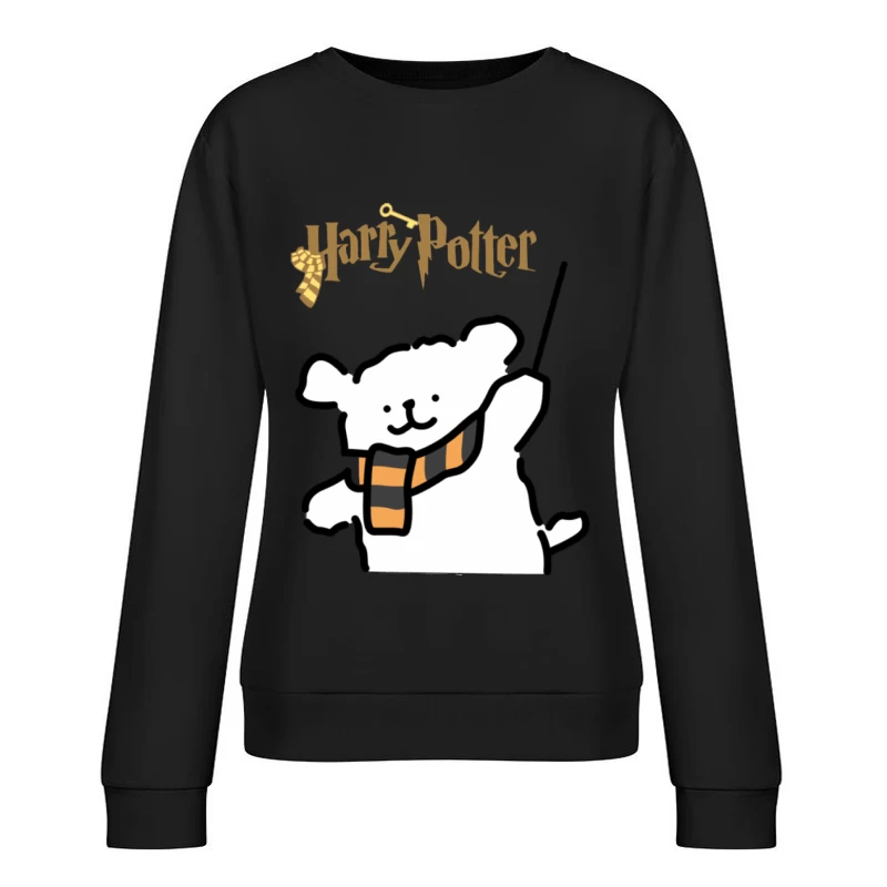 Niedlicher magischer Teddybär mit Zauberstab Damen Pullover Sweatshirt