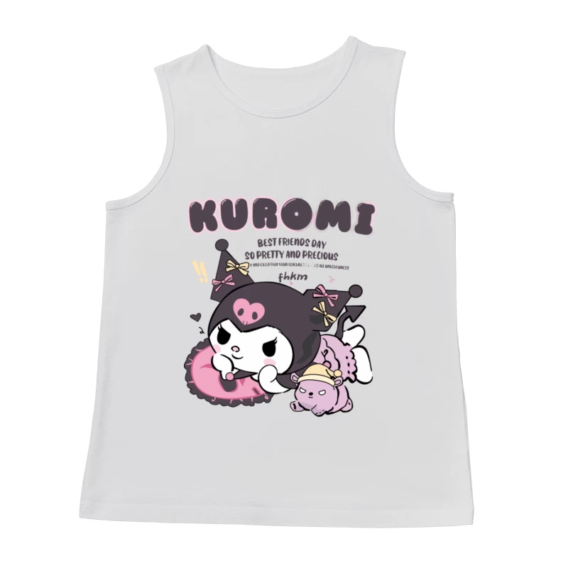 Kuromi und Freund: Niedliche Lieblinge Herren Tanktops