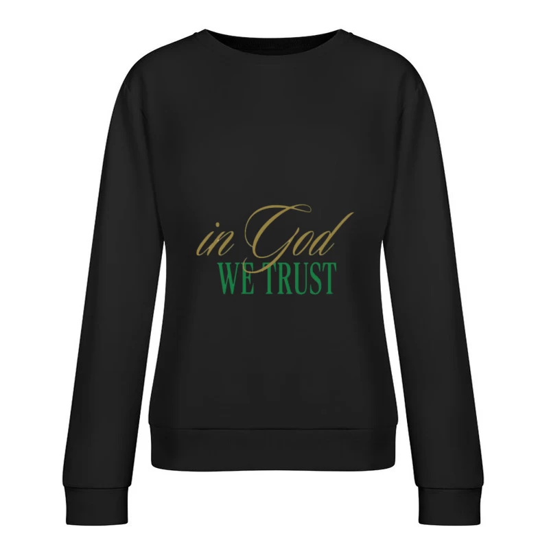Fiducia in Dio Felpa pullover Donna