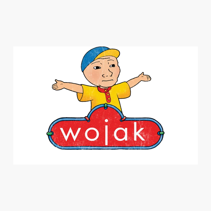 Caillou Wojak Meme Design Travel Mug