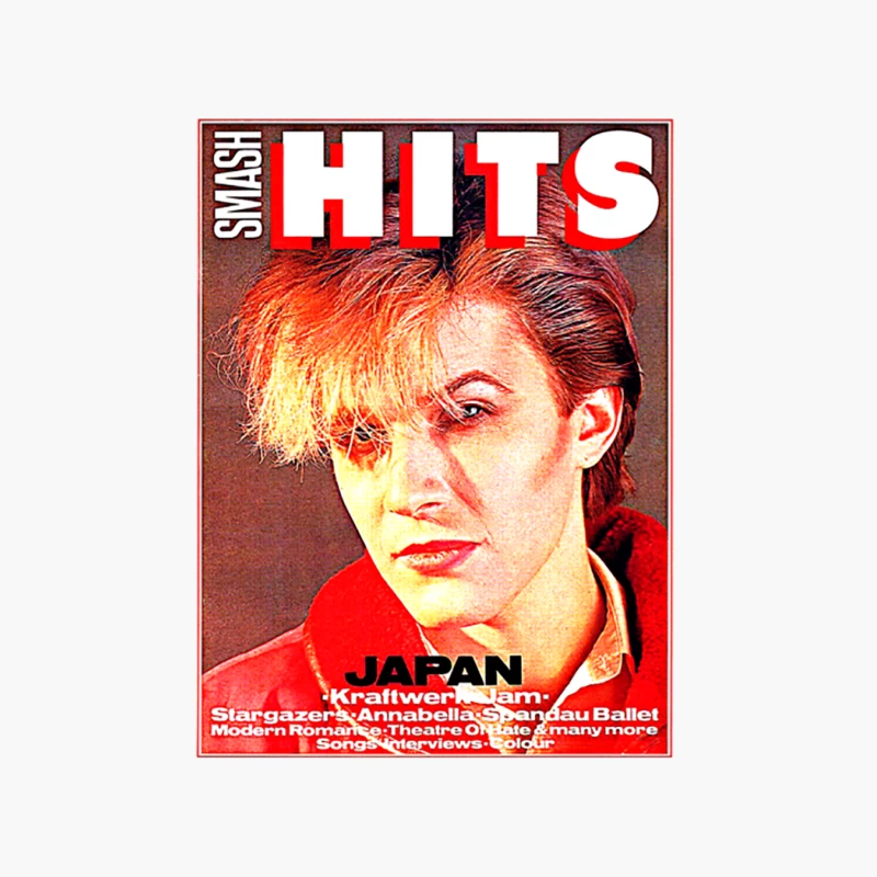 Smash Hits: Japan's New Wave Icon on 1980s Pop Magazine Cover Cotton Tote Bag