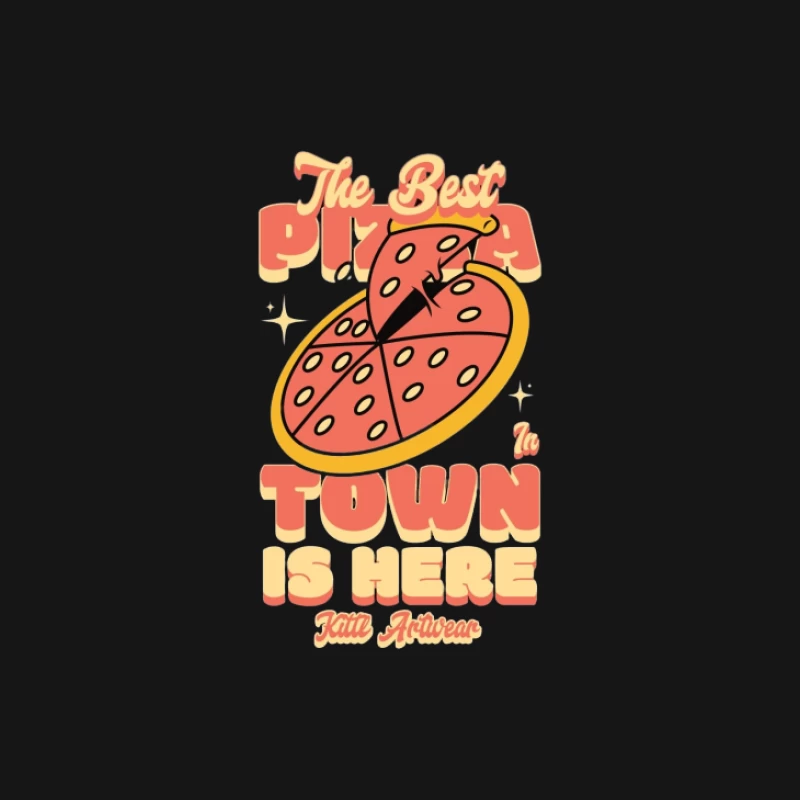 Le meilleur design de pizza en ville Homme Manches Longues T-Shirt