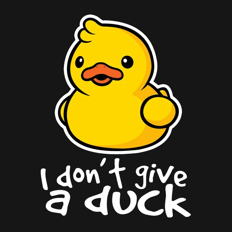 Niedliche Ente mit lustigem Spruch Damen T-Shirt