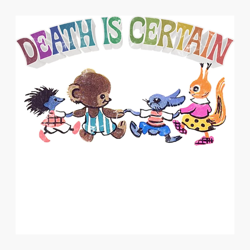 Death Is Certain - Nihilist Design Pin
