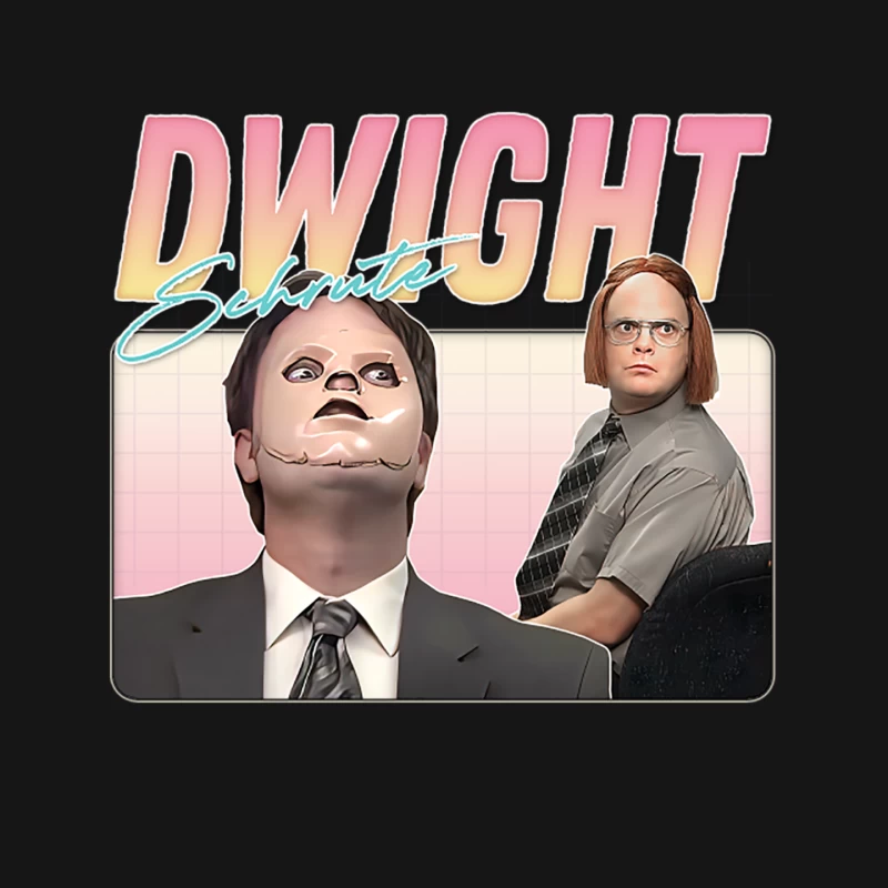 Dwight Schrute  Retro Style Fan Artwork Mouse Pad