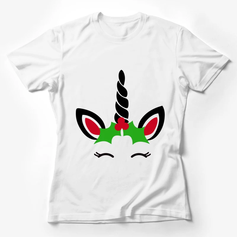 Einhorn Weihnachtsdekoration Damen T-Shirt