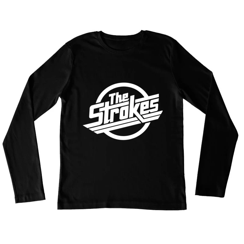 The Strokes Band Logo Outline Female Long Sleeve T-Shirt