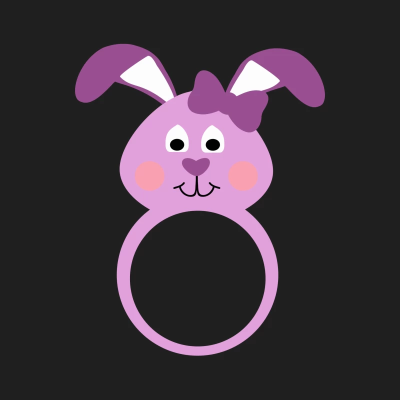 Anneau de lapin mignon violet Homme Débardeur