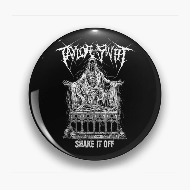 Taylor Swift Metal Shake It Off Pin