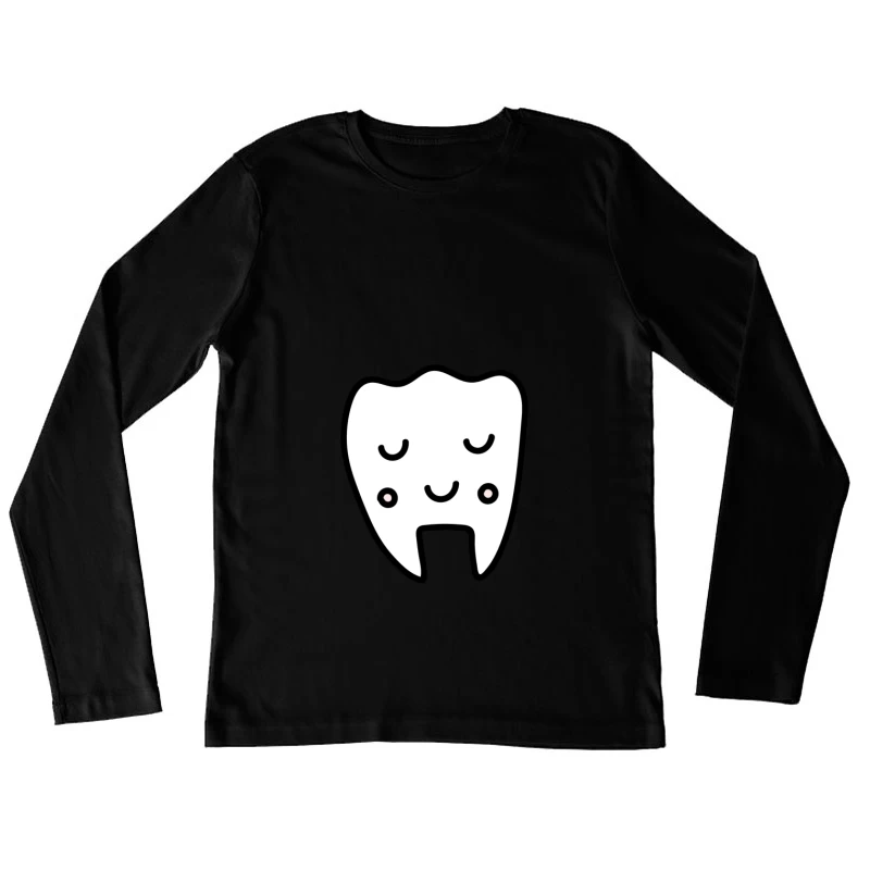 Illustration de dent heureuse Femme Manches Longues T-Shirt