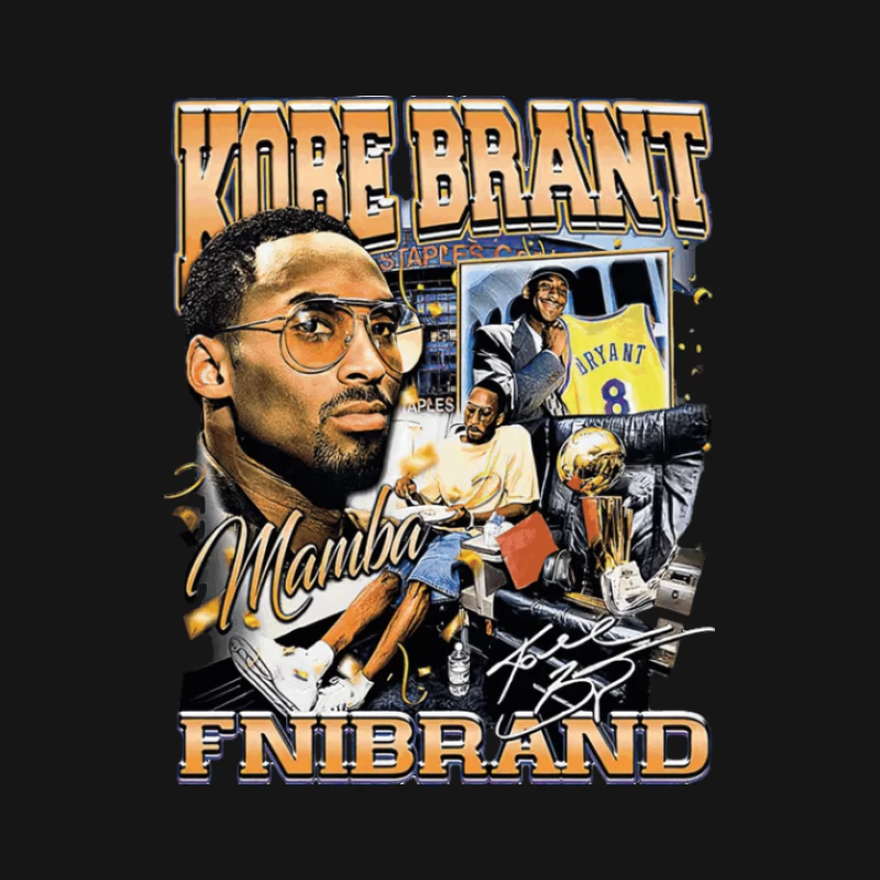 Kobe Bryant Vintage Design mit Lebender Collage Damen Langarm T-Shirt
