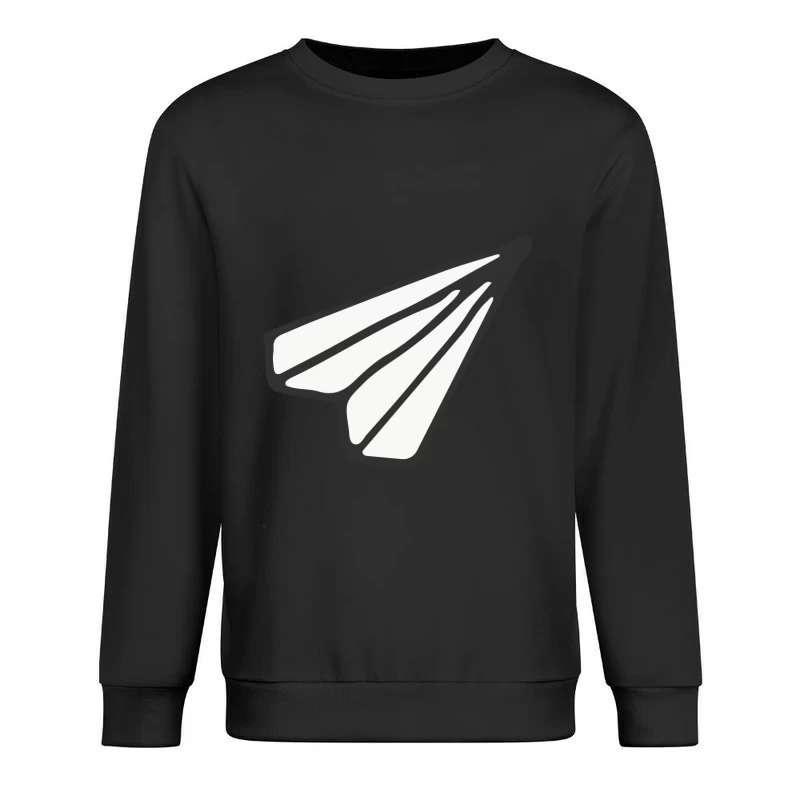 Avion en papier stylisé Homme Sweat-shirt à enfiler