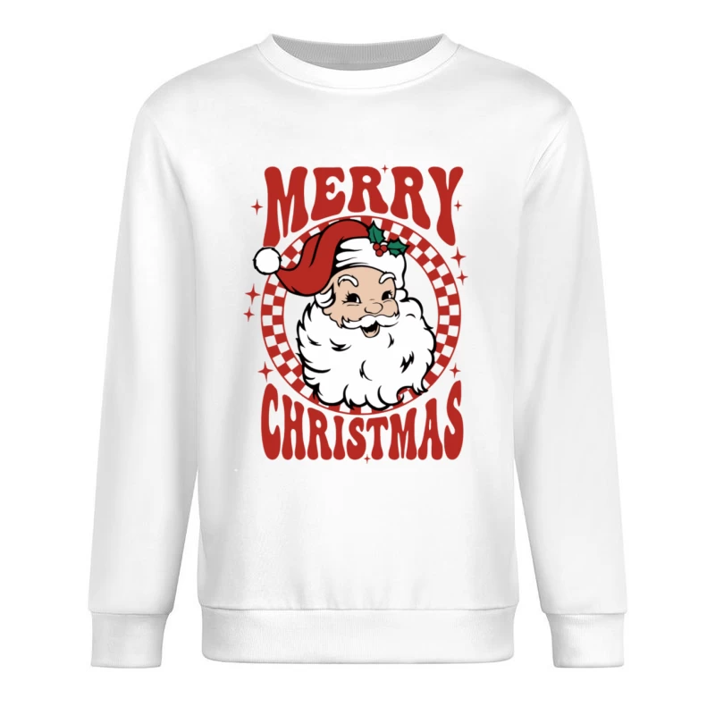 Fröhliche Weihnachten Santa Grafik Herren Pullover Sweatshirt