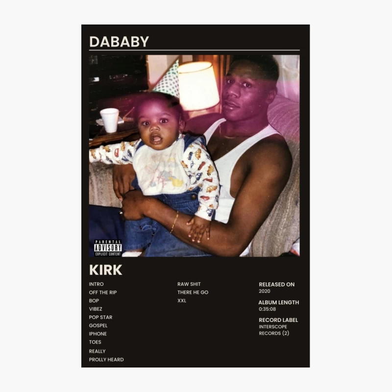Hip Hop Album Cover Featuring Father and Son Cotton Tote Bag