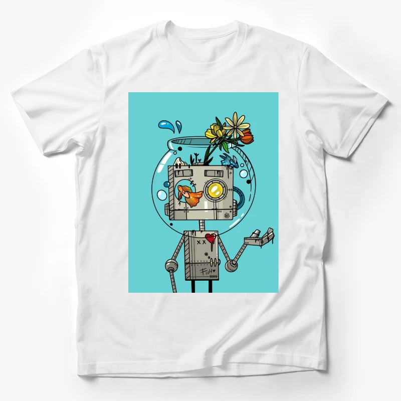 Sandybot Male T-Shirt