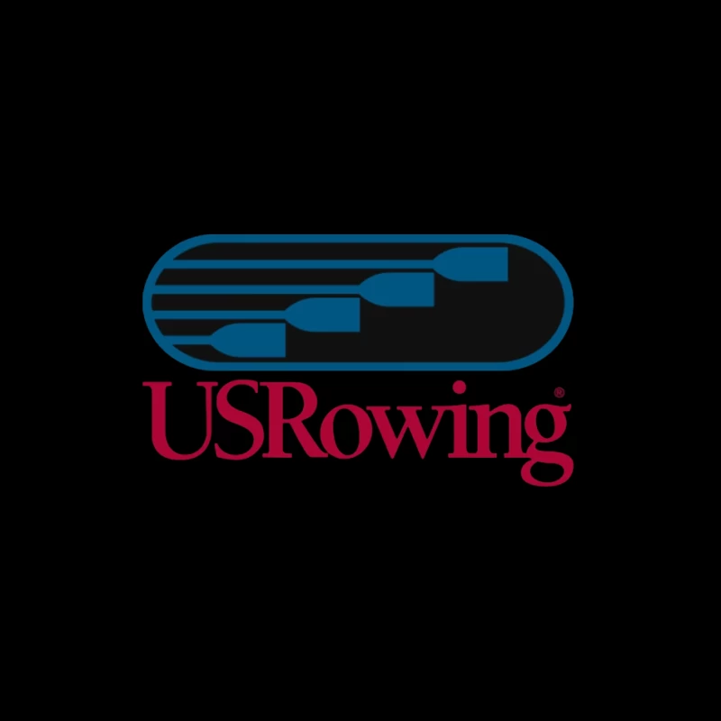 US Rowing Official Sports Organization Logo Pin