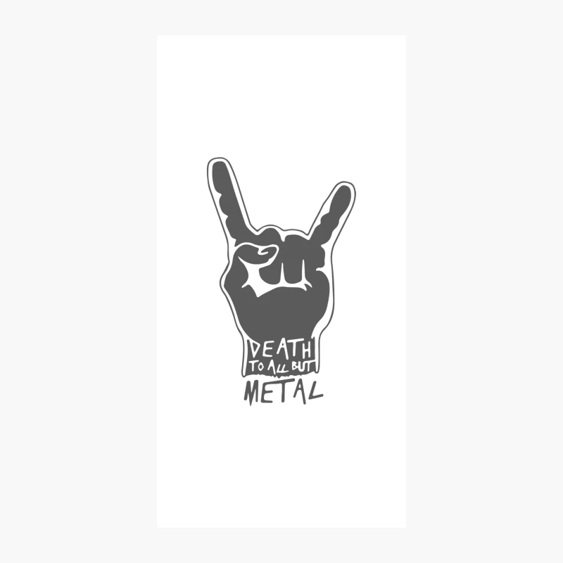 Death To All But Metal iPhone Case
