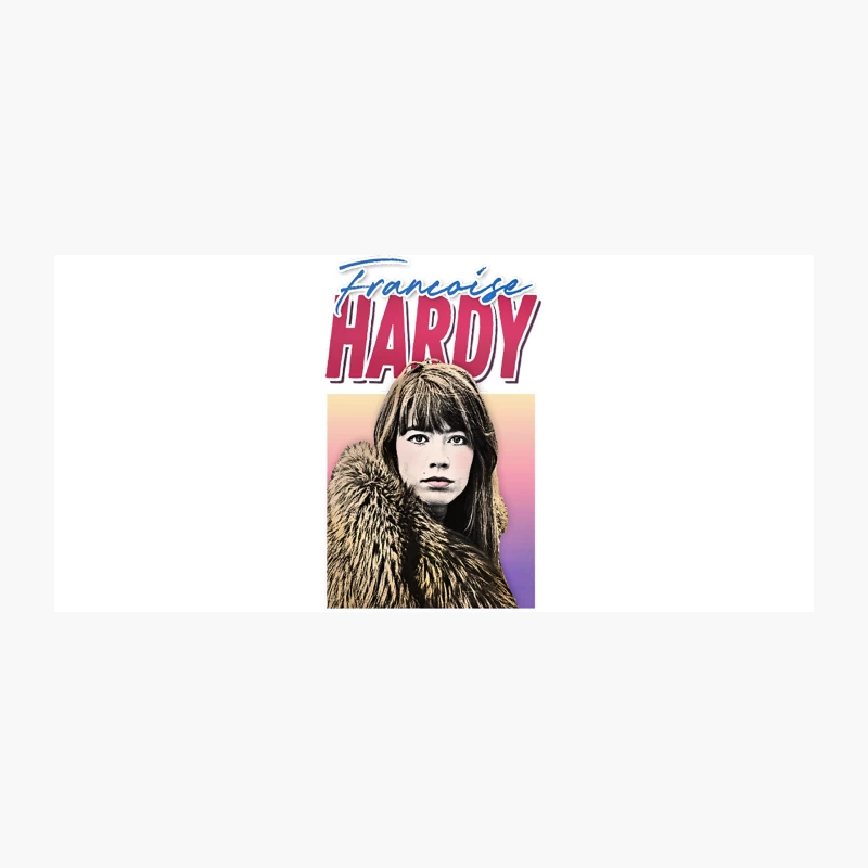 Francoise Hardy  Retro Francophile Design Coffee Mug